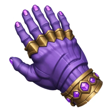 mão do thanos vingadores sticker