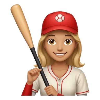 Make one about a women holding a bat now  sticker