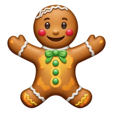 Omino di pan di zenzero  più bello sticker