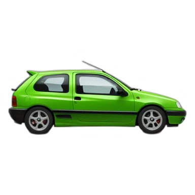 Saxo vts rallye green sticker