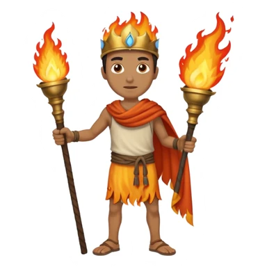 Ancient Torch Bearer sticker