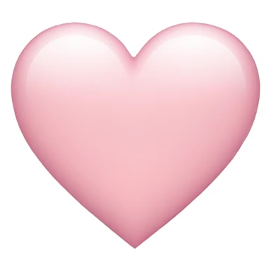 Light pink heart  sticker