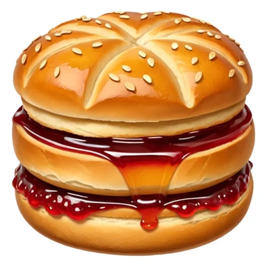 brötchen mit marmelade sticker