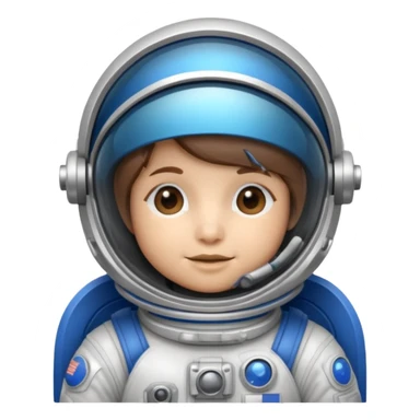 sparrow with astronaut suit sticker