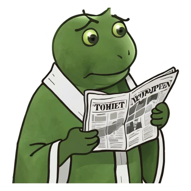 Man in toilet  sticker