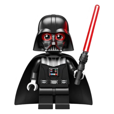 Darth Vader as a LEGO minifigure sticker