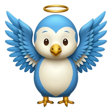 un animal ange de mongolie sticker