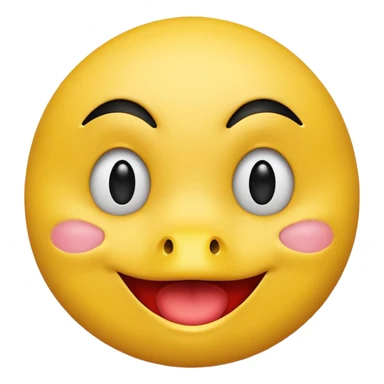 Smileyface with duckface lips and a sassy face sticker