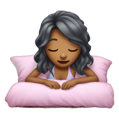girl dormida sticker