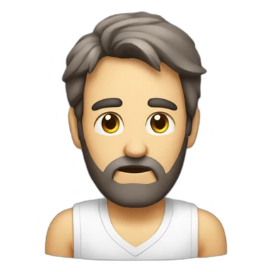 Rollo de papel higiénico triste sticker