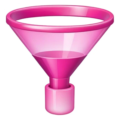 pink email funnel sticker