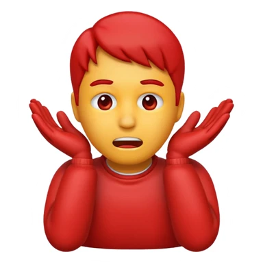 Emoji face Choking with both hands on neck sticker