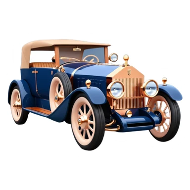 dark blue led lights hot rod nazi 1927 delicately inlaid rose gold wood barrel accents Scrooge McDuck’s chauffeur driven Rolls Royce futuristic electric plasma motors and dynamos with wide racing wheels that are strong agility advanced suspension and steering sticker