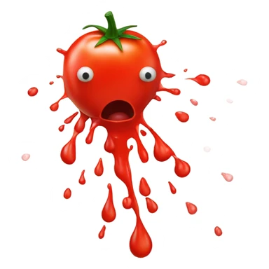 Splat tomato sticker