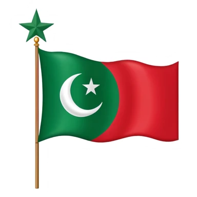 Rohingya flag sticker