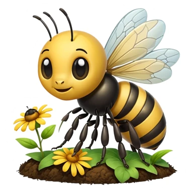 gardener bee sticker