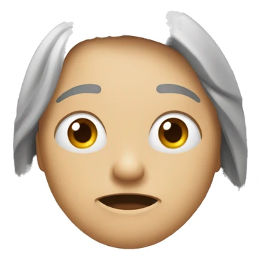 Confused emoji with a ྀིྀི sticker