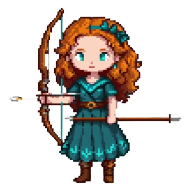 Merida from Brave, Disney sticker