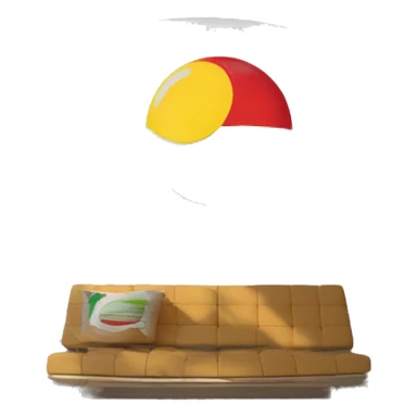 Drapeau de 3 bandes la première rouge la deuxième blanche puis la troisième vert avec un soleil au centre de la bande blanche sticker