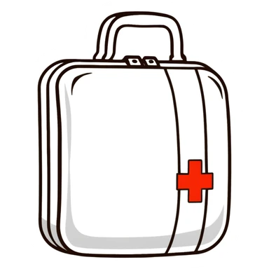 compact portable first aid kit case sticker