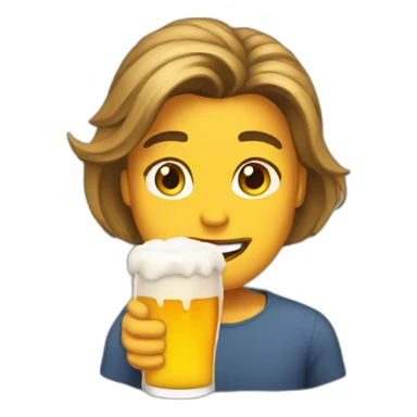 Hoda take a beer sticker