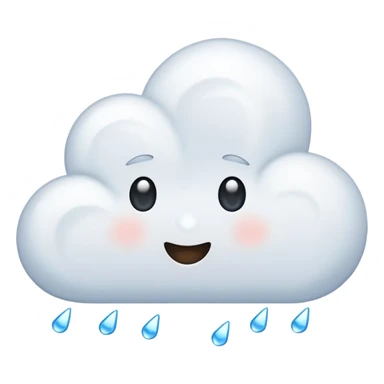 cloud with sparkles  sticker