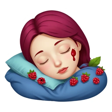 Berry sleeping sticker