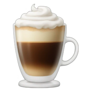 Coffee with frothing sticker