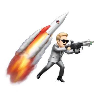 elton john shooting a rocket sticker