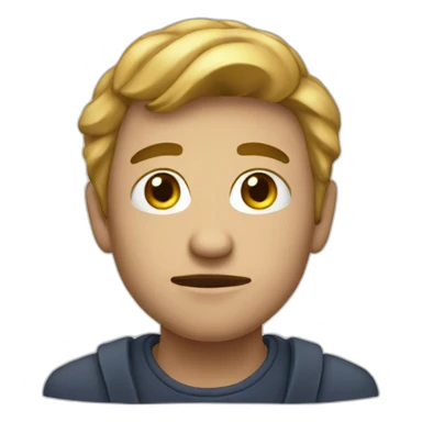 Arrogantes Gesicht sticker