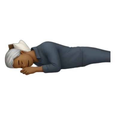 Men sleeping  sticker