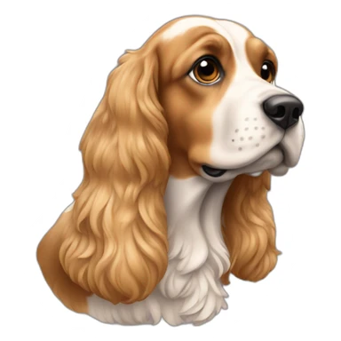 Cocker anglais sticker