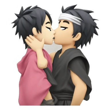 gojo kissing sukuna sticker