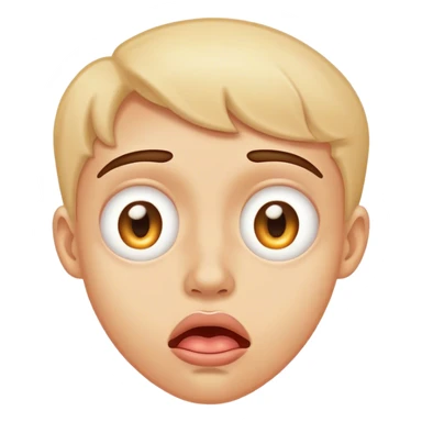 drooling emoji with eyes wide and hot face  sticker