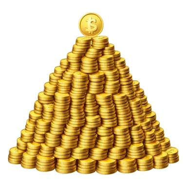 mountain of money sticker