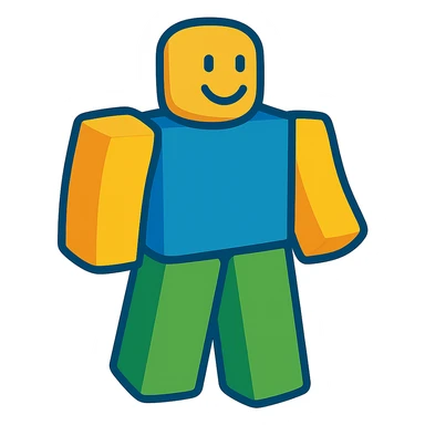 classic Roblox Noob character sticker