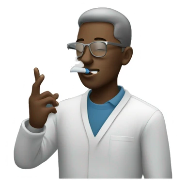 person vaping sticker