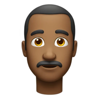 skeptical face sticker