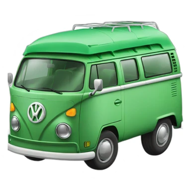 Combi vw green sticker