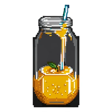 double stuffed orange juice sticker