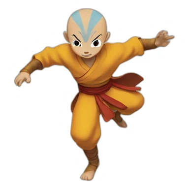 Aang bending air sticker