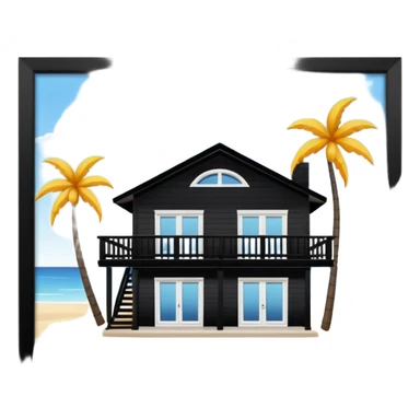 beach house sticker