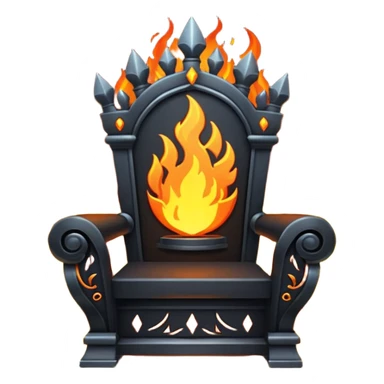 dark fire throne sticker