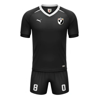 maillot football bande noir sans numéro ni logo sticker