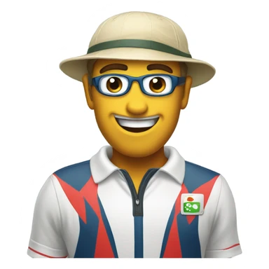 Floridan golfer go karting sticker