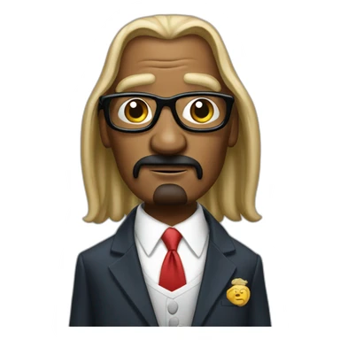 Trump as snoop dog sticker