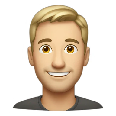 smiling Russian man sticker