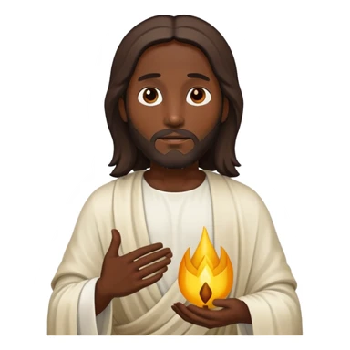 Dark skin christ resurrection  sticker