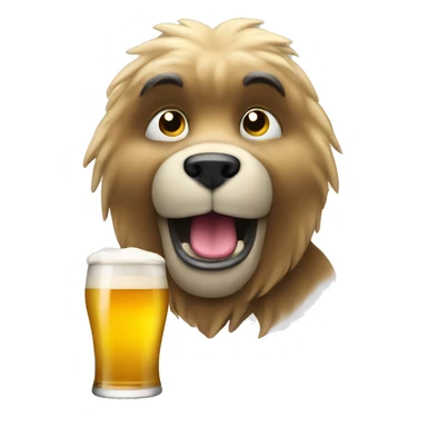 Bever with beer sticker