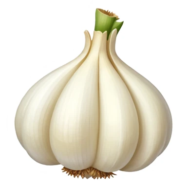 single garlic clove sticker